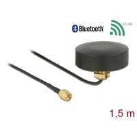 Delock Delock WLAN 802.11 b/g/n antenna RP-SMA-dugó 2 dBi irányítatlan, rögzített, csatlakozókábellel RG-17 (66285)
