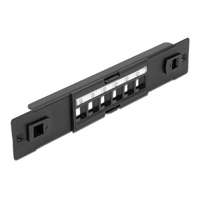 Delock Delock 10 Keystone Patch Panel 6 portos eszközmentes (66819)
