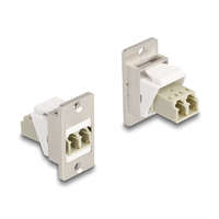 Delock Delock Panel tartó Keystone modul optikai szál LC Duplex anya-anya kúpos