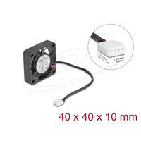 Delock Delock Axiális ventilátor 12 V DC, 40 x 40 x 10 mm fekete