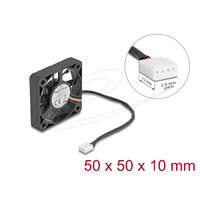Delock Delock Axiális ventilátor 12 V DC, 50 x 50 x 10 mm fekete