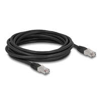 Delock Delock RJ45 hálózati kábel Cat.6A S/FTP PE kültéri 1 m fekete (80126)