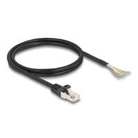 Delock Delock RJ50 kábel apa - nyílt vezetékvégek S/FTP 1 m fekete (80205)