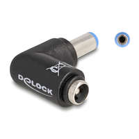 Delock Delock DC adapter 5,5 x 2,1 mm apa 5,5 x 2,1 anya 90 -ban hajlított (80794)