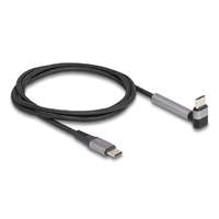 Delock Delock USB 2.0 kábel USB Type-C apa apa eszközökhöz hajlított álló funkcióval PD 3.0 60 W 1,5 m