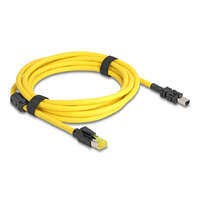 Delock Delock kábel RJ45 dugó Cat.6-Mini I/O 8 tűs D-alakú 2-es típusú dugó 3 m sárga