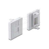 Delock Delock Easy 45 V-Modul fedél Keystone Modul 1 porthoz porvédő sapkával 45 x 45 mm fehér