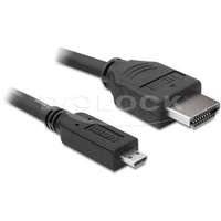 Delock Delock High Speed HDMI Ethernet kábel A/D - A apa/apa 1,0m (82661)