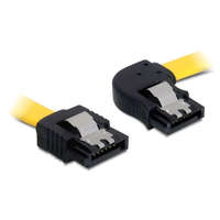 Delock Delock SATA 6 Gb/s jobb/egyenes kábel, fém, 30 cm (82828)