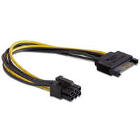 Delock Delock tápkábel SATA 15 pin > 6 pin PCI Expressz (82924)