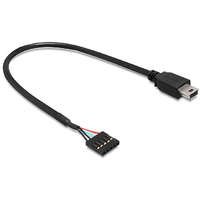 Delock Delock USB 2.0 pin fejes anya > USB mini apa kábel, 30 cm (83170)