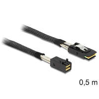 Delock Delock Mini SAS HD x 4 SFF 8643 apa > Mini SAS x 4 36 Pin SFF 8087 apa kábel, 0,5 m (83388)