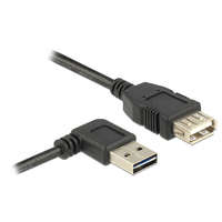 Delock Delock EASY-USB toldó kábel, 1m, EASY-USB2.0 "A" jobbra/balra 90 -s dugó és USB2.0 "A" aljzat (83551)