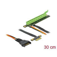 Delock Delock PCI Express Riser kártya x1 - x16 hajlékony kábellel, 30 cm (85762)