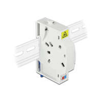 Delock Delock 2 x SC Simplex vagy LC Duplex optikai rostkapcsoló doboz DIN sínhez (85922)