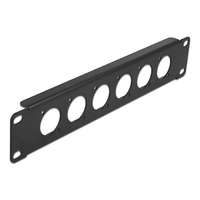 Delock Delock 10 D-típusú próba panel 6 portos fekete (86501)
