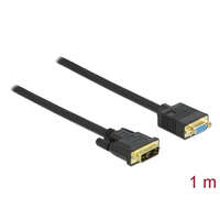Delock Delock Kábel DVI 12+5 csatlakozódugóval - VGA csatlakozódugóval 1 m (86752)