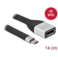 Delock Delock FPC lapos csík kábel USB Type-C - DisplayPort (DP Alt Mode) 4K 60 Hz 14 cm (86934)