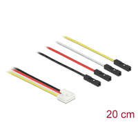 Delock Delock IOT Grove átalakító kábel 4 db. tűs apa - 4 db. Jumper anya 20 cm hosszú (86947)