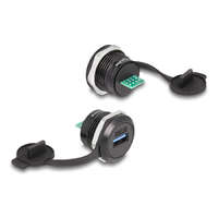 Delock Delock USB 3.2 Gen 1 A-típusú - PCB beépített csatlakozó porvédelmet biztosító fedéllel (87821)