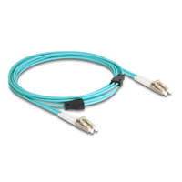 Delock Delock Optikai kábel fém megerősítéssel LC Duplex - LC Duplex Multi-mód OM3 2 m (87908)