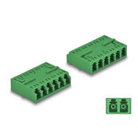 Delock Delock Optikai szál kapcsolat HD LC Hexaplex anya - LC Hexaplex anya zöld (87925)