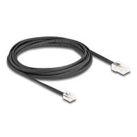 Delock Delock Telefon kábel RJ45 apa - RJ11 apa fekete 3 m (88037)
