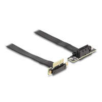 Delock Delock PCI Expressz riser kártya x1 apa 90 -os szögben - x1 szlot 90 -os szögben kábellel 30 cm (88042)