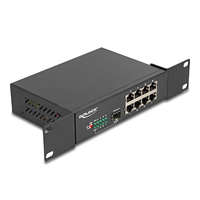 Delock Delock 10" Gigabit Ethernet-kapcsoló, 8 port + 1 SFP (88064)