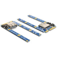 Delock Delock FME dugó > SMB Jack adapter, 125 mm (88473)