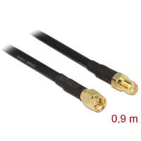 Delock Delock Antennakábel SMA-dugó > SMA-hüvely CFD/RF200, 0,9 m, alacsony veszteség (88930)
