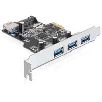 Delock Delock PCI Express kártya > 3 x külső + 1 x belső USB 3.0 (89301)