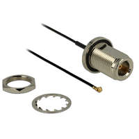 Delock DELOCK antenna kábel N Jack válaszfalas > MHF/U.FL kompatibilis foglalat 130 mm cseppálló (89430)