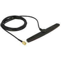 Delock Delock GSM UMTS LTE antenna SMA dugó 2,5 dBi 2 m RG-174 mindenirányú ragasztós rögzítéssel (89494)