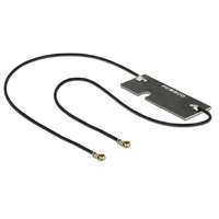 Delock Delock Twin Antenna WLAN MHF IV /HSC MXHP32 compatible plug 802.11 ac/a/h/b/g/n 3 - 5 dBi 2 x 150 mm (89569)
