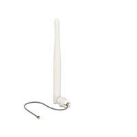 Delock Delock WLAN 802.11 b/g/n Antenna MHF dugó 3 dBi irányított, 1.13 12 cm, flexibilis, klipsz, fehér (89619)