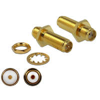 Delock Delock Adapter, SMA hüvely apa RP-SMA hüvely, panelrögzítés 3 GHz (89969)