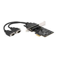 Delock Delock PCI Express Kártya > 2 x RS-422/485 soros csatlakozó 15 kV ESD védelemmel (90048)