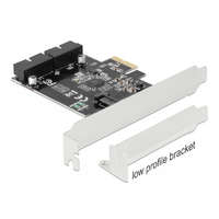 Delock Delock PCI Express Kártya 2 x belső USB 3.0 tűfejes csatlakozóhoz (90387)