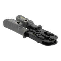 Delock Delock Krimpelő eszköz csupaszítóval és hálózati teszterrel 8P (RJ45), 6P (RJ12 / 11) vagy 4P (RJ10) (90510)
