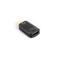 LANBERG DISPLAYPORT MINI(M) 1.1->HDMI(F) ADAPTER FEKETE (AD-0004-BK)