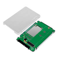 Logilink Logilink Külső SSD ház 2,5" M.2 NGFF SATA-hoz, alumínium (AD0021)