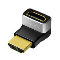 Logilink Logilink HDMI adapter, A/M - A/F, 270 szögben, 8K/60 Hz, fekete/szürke