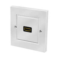 Logilink Logilink HDMI fali lemez csatlakozóval HDMI aljzat, 1 portos, fehér (AH0017)