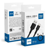 Hoco Bluestar Type-C kábel 3A, 1m, fekete, DC-001AC3.0