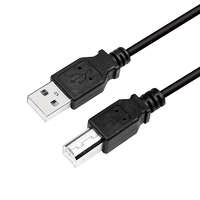 Logilink Logilink USB 2.0 kábel, USB-A/M - USB-B/M, fekete, 3 m (CU0008B)