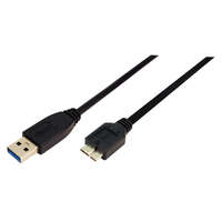LogiLink LogiLink USB 3.0 csatlakozó kábel A->B Micro 2x apa 0.6 m (CU0037)