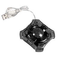 Esperanza Esperanza 4-portos HUB USB2.0, fekete (EA150K)