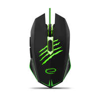 ESPERANZA Esperanza Claw MX209 Gamer vezetékes optikai egér 6D, USB, fekete-zöld (EGM209G)