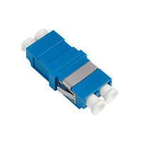 Logilink Logilink Száloptikai adapter LC Duplex, 12 darabos, perem nélkül, kék (OS2)
